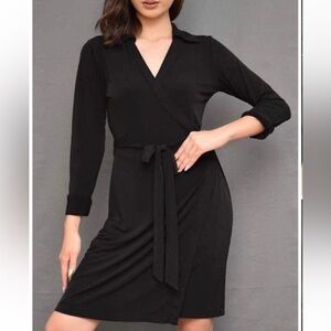 Calvin Klein wrap around dress